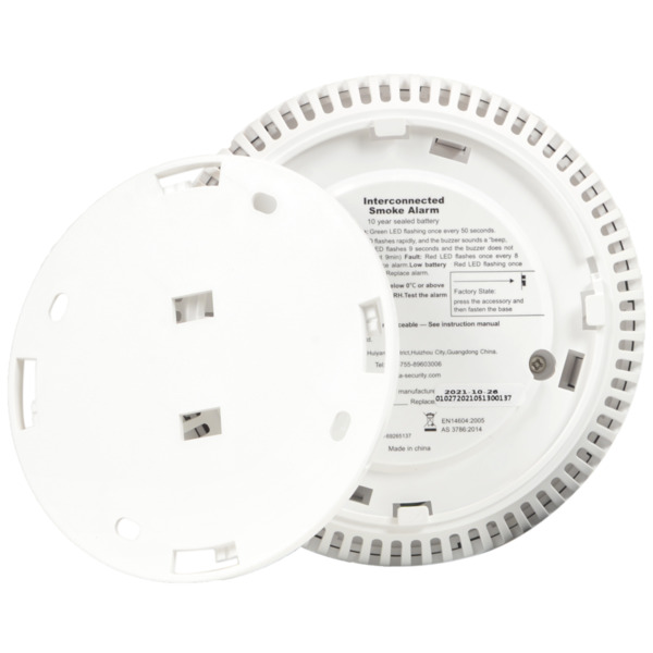 ANKA 3XANKA-762SI 3 detectores de humo autónomo interconectado - Permite conectar varios detectores por RF - Duración de la bate (8)
