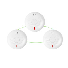ANKA 3XANKA-762SI 3 detectores de humo autónomo interconectado - Permite conectar varios detectores por RF - Duración de la bate