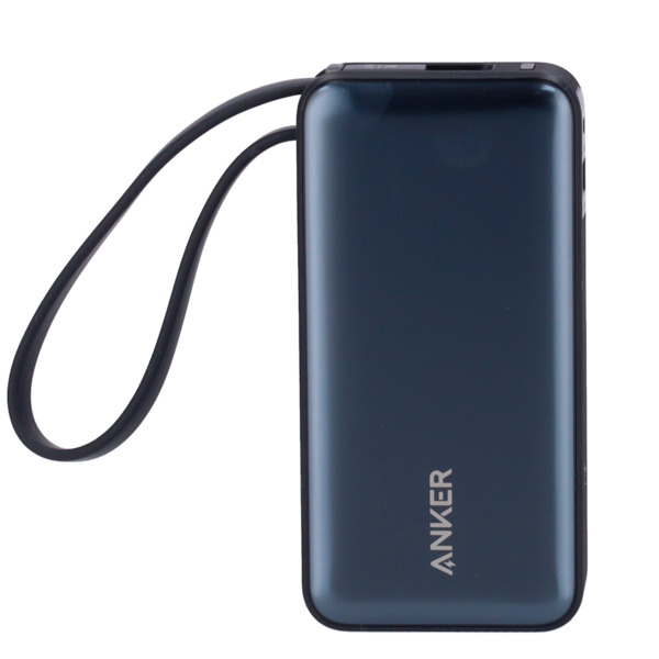 ANKER ANK-1259-B Anker Power bank con pantalla - Capacidad 10000mAh - Entradas cable integrado, Puerto USB-C - Salidas cable int (1)