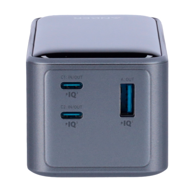 ANKER ANK-1336-B Anker Power bank con pantalla - Capacidad 20000mAh  - Entradas 2x USB-C - Salidas 2x USB-C, USB-A - Carga 3 dis (5)