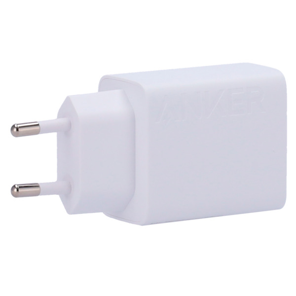 ANKER ANK-234-WCHARGER-20W1A1C-W Anker - Cargador USB - Potencia 20W - Carga rápida  - Salida USB-C y USB-A - Color blanco (1)
