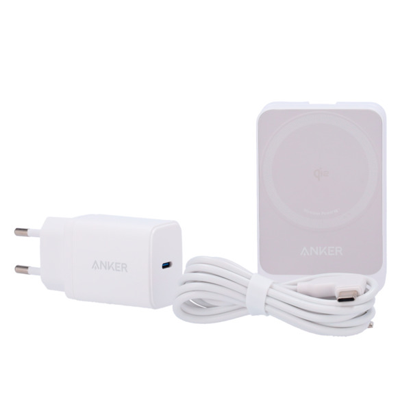 ANKER ANK-2557-3-IN-1-W Cargador inalámbrico 3 en 1 Anker - Tecnología Magsafe - Carga rápida: iPhone, Airpods, Apple Watch - Ca (9)