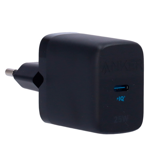 ANKER ANK-312-WCHARGER-25W1C-B Anker - Cargador USB - Potencia 25W - Carga rápida  - Salida USB-C - Color negro (3)