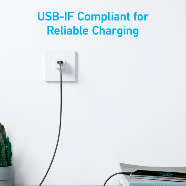 ANKER ANK-322-USBA-USBC-90-B Anker - Cable USB2.0  - USB-A a USB-C - Cable de nylon trenzado - Longitud 0.9m - Carga rápida hast (7)