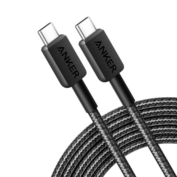 ANKER ANK-322-USBC-USBC-300-B Anker - Cable USB2.0 - USB-C a USB-C - Cable de nylon trenzado - Longitud 3m - Carga rápida hasta