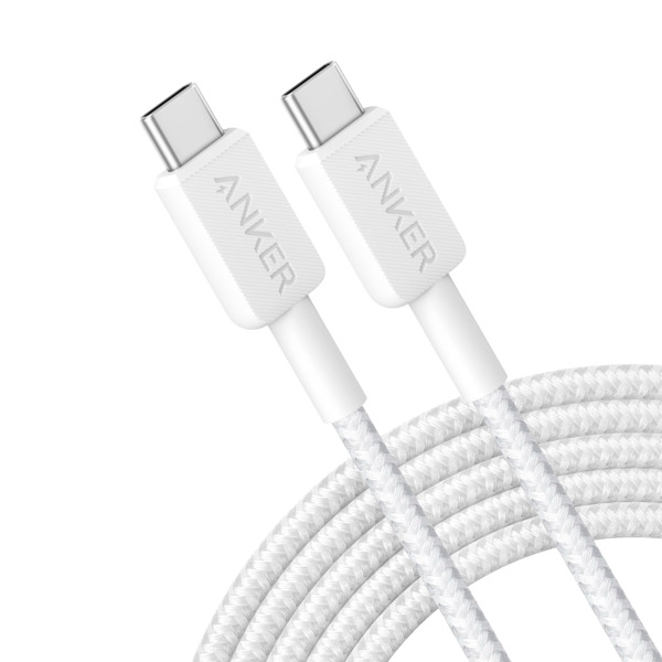 ANKER ANK-322-USBC-USBC-300-W Anker - Cable USB2.0 - USB-C a USB-C - Cable de nylon trenzado - Longitud 3m - Carga rápida hasta