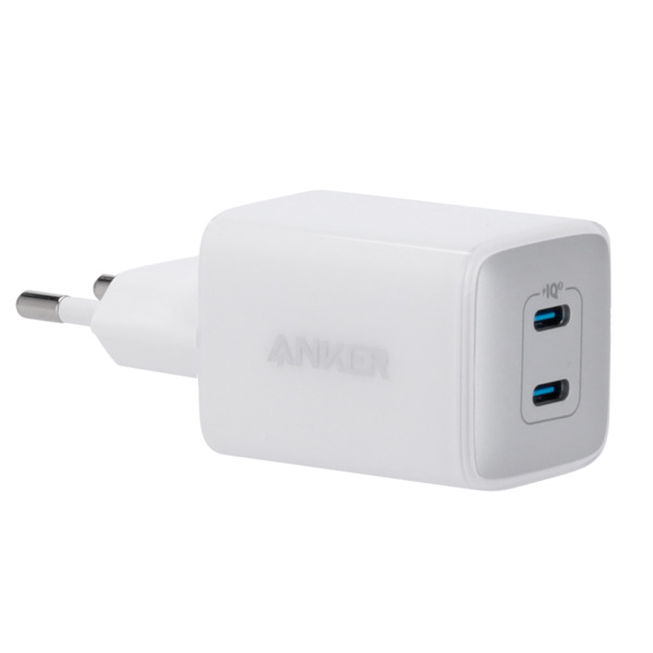 ANKER ANK-521-WCHARGER-40W2C-W Anker - Cargador USB - Potencia 40W - Carga rápida  - Salidas 2x USB-C - Color blanco (1)
