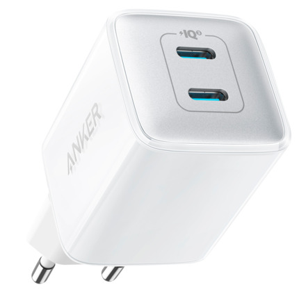 Comprar ANKER ANK-521-WCHARGER-40W2C-W Anker - Cargador USB - Potencia 40W - Carga rápida  - Salidas 2x USB-C - Color blanco