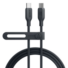 ANKER ANK-543-USBC-USBC-180-B Anker - Cable USB2.0  - USB-C a USB-C - Cable de Bio-Nylon trenzado - Longitud 1.8m - Color negro