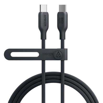 Comprar ANKER ANK-543-USBC-USBC-180-B Anker - Cable USB2.0  - USB-C a USB-C - Cable de Bio-Nylon trenzado - Longitud 1.8m - Color negro | Hasta 240W