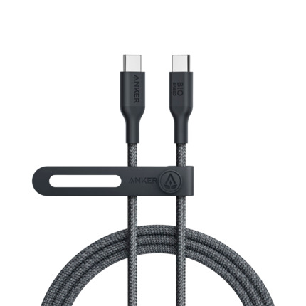 Comprar ANKER ANK-544-USBC-USBC-180-B Anker - Cable USB2.0  - USB-C a USB-C - Cable de Bio-Nylon trenzado - Longitud 1.8m - Color negro