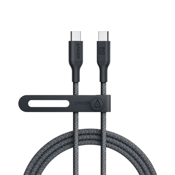ANKER ANK-544-USBC-USBC-180-B Anker - Cable USB2.0 - USB-C a USB-C - Cable de Bio-Nylon trenzado - Longitud 1.8m - Color negro