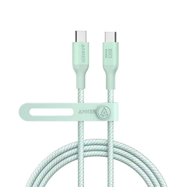 ANKER ANK-544-USBC-USBC-180-G Anker - Cable USB2.0 - USB-C a USB-C - Cable de Bio-Nylon trenzado - Longitud 1.8m - Color verde