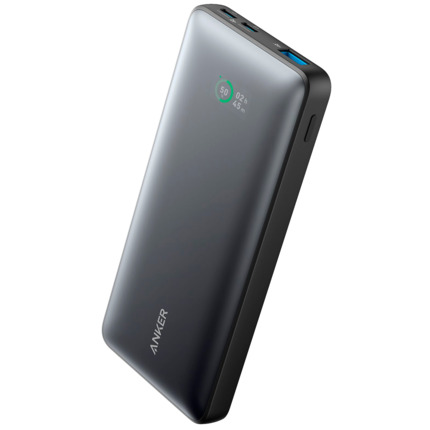 Comprar ANKER ANK-A1249-B Anker Power bank con pantalla - Capacidad 10000mAh - Entradas cable integrado, Puerto USB-C - Salidas: 2xUSB-C, 1x USB-A - Carga rápida | 3 dispositivos a la vez - Color negro