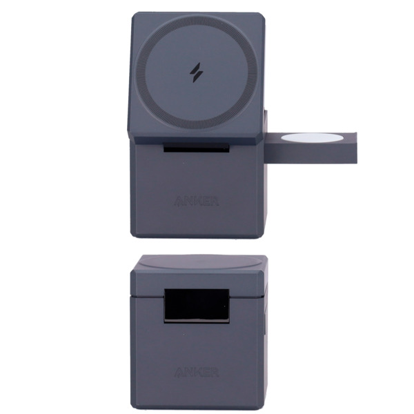 ANKER ANK-CUBE-3-IN-1-G Anker - Cargador inalámbrico 3 en 1 - Tecnología Magsafe - Carga rápida para iPhone, Airpods y Apple Wat (3)