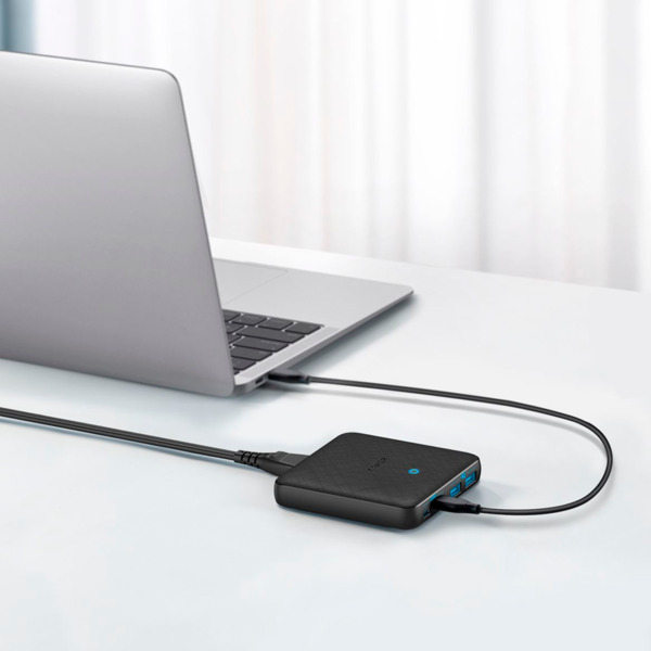 ANKER ANK-DCHARGER-65W2A2C-B Anker - Cargador de escritorio - Carga rápida 65W - Salidas 2x USB-C, 2x USB-A - Carga 4 dispositiv (3)