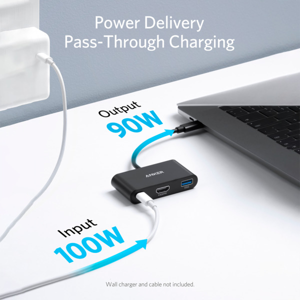 ANKER ANK-POWEREXPAND-3-IN-1-G Anker - Hub USB-C 3 en 1 - Admite la carga PD100W - Transferencia de datos de 5Gbps - Admite reso (3)