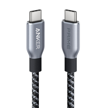 Comprar ANKER ANK-PRIME-USBC-USBC-90-B Anker - Cable USB2.0  - USB-C a USB-C - Cable de nylon trenzado reciclado - Longitud 0.9m - Carga rápida 240W | Color negro