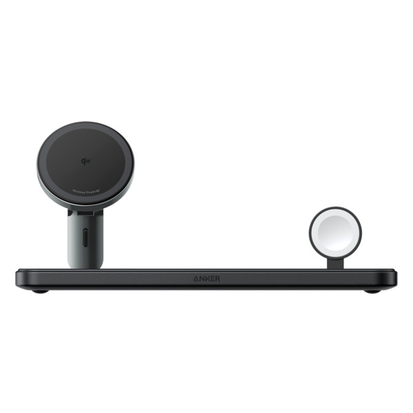 ANKER ANK-PWCHARGER-3-IN-1-B Cargador inalámbrico 3 en 1 Anker - Tecnología MagGo - Carga rápida: iPhone, Airpods, Apple Watch - (1)
