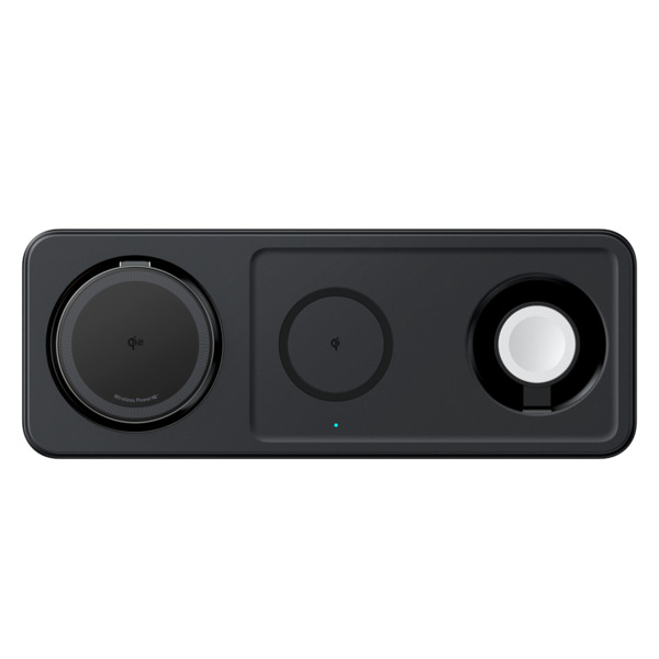 ANKER ANK-PWCHARGER-3-IN-1-B Cargador inalámbrico 3 en 1 Anker - Tecnología MagGo - Carga rápida: iPhone, Airpods, Apple Watch - (3)