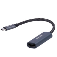 ANKER ANK-USBC-HDMI-G Anker - Adaptador grafico -  USB-C a HDMI (4K) - Plug &amp; Play - Compatibilidad universal - Color gris