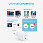 ANKER ANK-WCHARGER-POWERPORT3-W Anker - Cargador USB - Potencia 20W - Carga rápida  - Salida USB-C  - Color blanco (2)