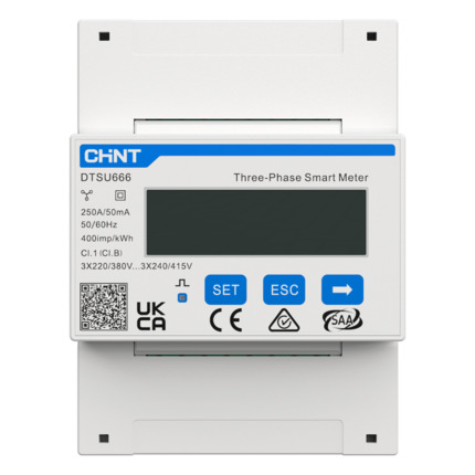 Comprar ANKER ASOX-3P-250A-CT Smart Meter Anker Solix - Trifásico | Bidireccional - Compatible con inversor ASOX-H8K - Montaje en carril DIN - Precisión Clase B