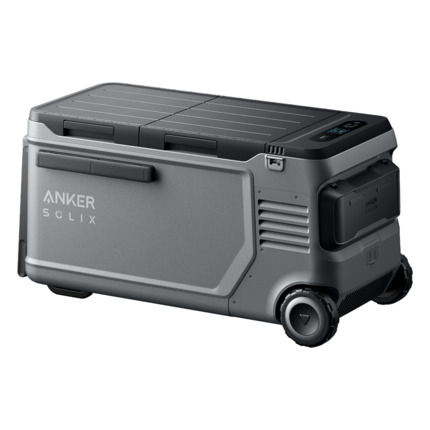 Comprar ANKER ASOX-COOLER2-58L Nevera Portátil Anker Solix - Volumen 58L - Con ruedas - Salidas y formas de recarga múltiples - Batería sustituible - Pantalla Táctil | Control a través la APP