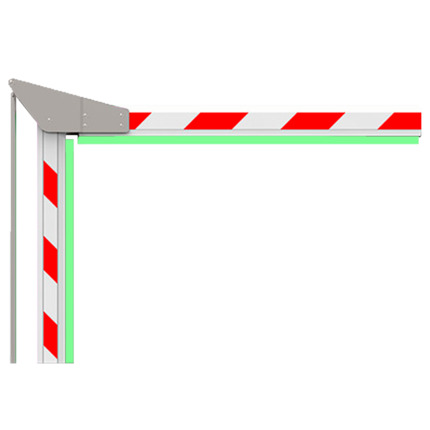 Comprar ANKUAI PB-BOOM303-FOLDING-3M-LED Brazo de barrera para parking - Compatible con PB-PARKBARRIER-PRO303 - Brazo acodado en 90º de 3 m - Fabricado en aluminio - LEDs de estado | Tira de goma - Fácil instalación
