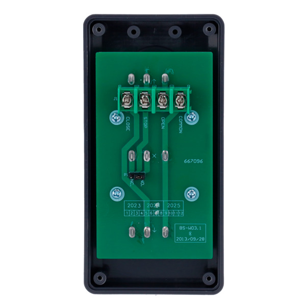 ANKUAI PB-WIREDCONTROL Pulsador cableado para barreras de parking - Botones de subida, bajada y paro - Cable no incluido - Medid (7)