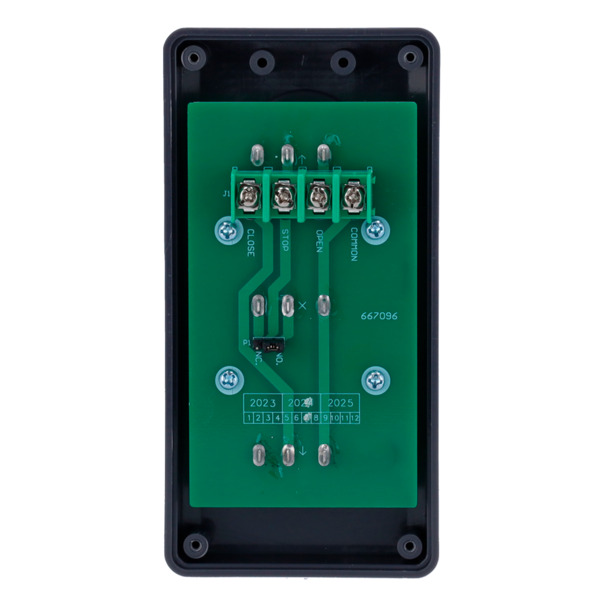 ANKUAI PB-WIREDCONTROL Pulsador cableado para barreras de parking - Botones de subida, bajada y paro - Cable no incluido - Medid (7)