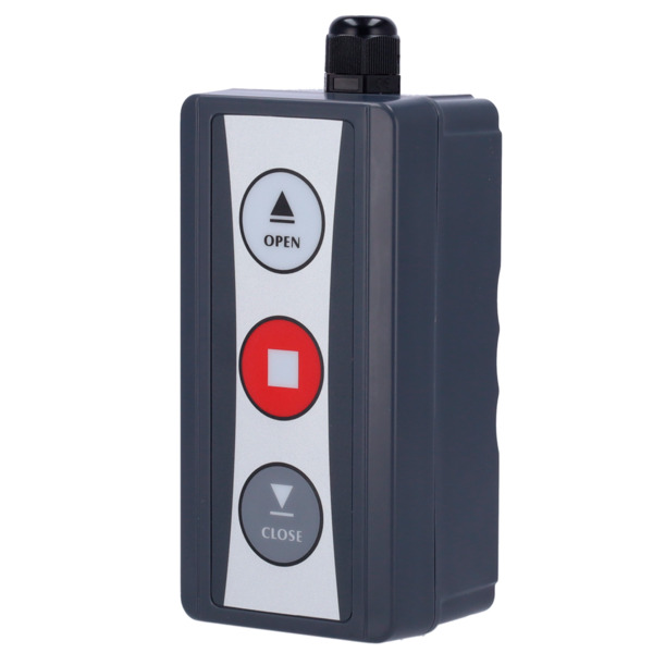 ANKUAI PB-WIREDCONTROL Pulsador cableado para barreras de parking - Botones de subida, bajada y paro - Cable no incluido - Medid