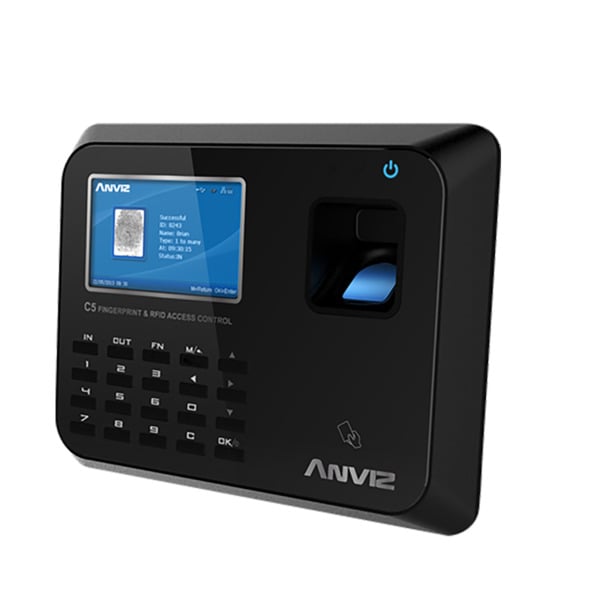 Anviz CONAC-813 C5 WIFI Terminal de control de accesos y presencia - Anviz. Huellas dactilares, tarjetas RFID y teclado. 3000 hu