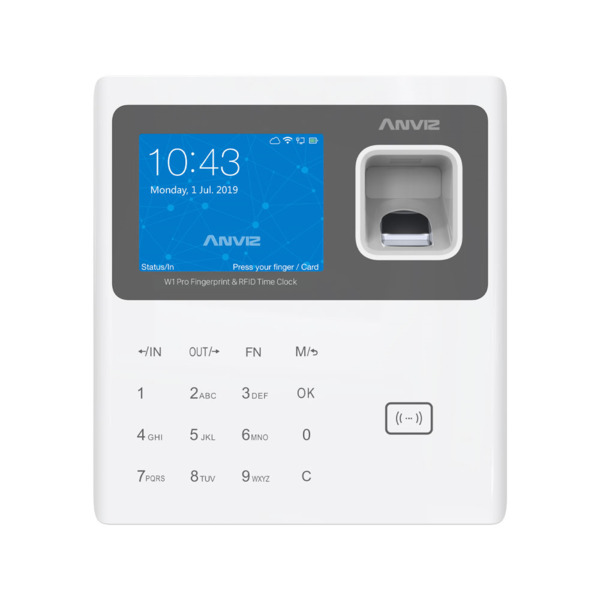 Anviz CONAC-816 W1 PRO Terminal autónomo de accesos y presencia Anviz. Identificación por huella contraseña o tarjeta EM. Teclad