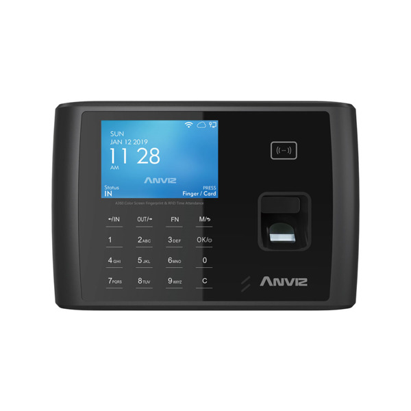 Anviz CONAC-864 A350 4G Terminal de control de accesos y presencia Anviz. Basado en Linux. Pantalla LCD color de 3,5". Teclado t