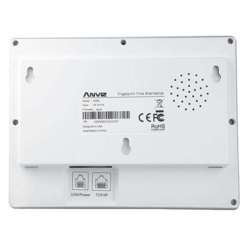 ANVIZ D200 Control de presencia - Huella y PIN - 2.000 usuarios | 50.000 registros - TCP/IP y USB - 128 x 64 LCD | 8 modos de pr (1)