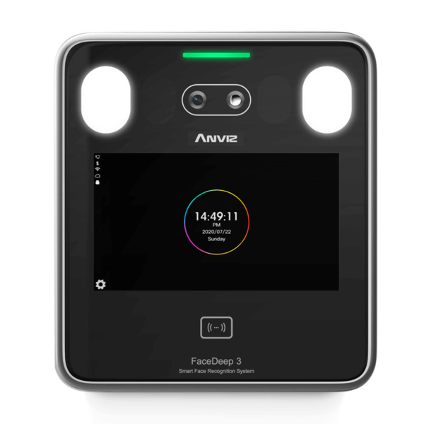 ANVIZ FACEDEEP3-PRO Control de acceso y presencia - Facial, tarjeta MF y PIN - 6.000 usuarios | 100.000 registros - TCP/IP, WiFi