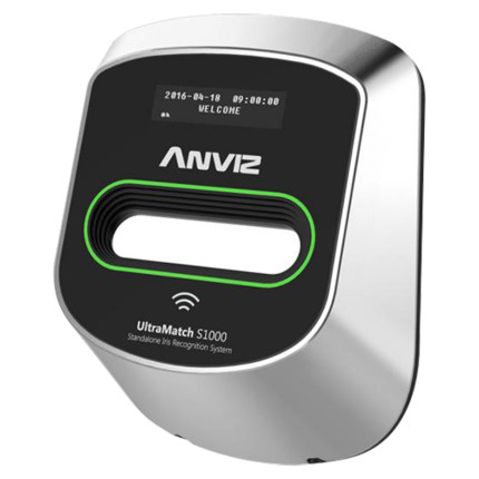 Comprar ANVIZ IRIS-S1000 Lector biométrico autónomo ANVIZ - Iris y tarjetas EM RFID - 150 grabaciones / 50000 registros - TCP/IP, RS485, Wiegand 26 - Controladora SC011 incluida - ANVIZ UltraMatch incluido gratuitamente