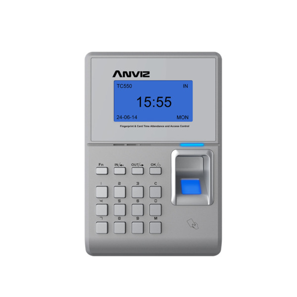 ANVIZ TC550 Control de acceso y presencia - Huella, tarjeta EM y PIN - 2.000 usuarios | 50.000 registros - TCP/IP, USB y Wiegand (1)