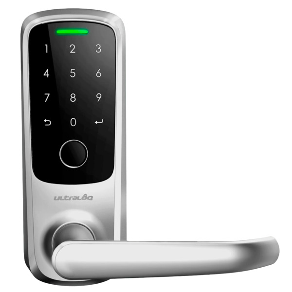 ANVIZ UL-LATCH5-FINGERPRINT Cerradura inteligente Anviz Ultraloq - Huella, PIN y App - 50 usuarios | WiFi y Bluetooth - Autónoma (1)