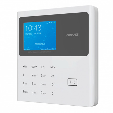 Comprar ANVIZ W1C-PRO Control de presencia - Tarjeta EM y PIN  - 10.000 usuarios | 100.000 registros - TCP/IP y USB - 2.8" TFT | 8 modos de presencia - CrossChex Standard / Cloud
