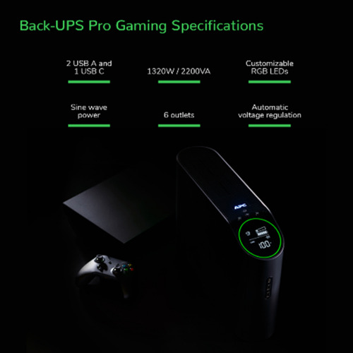 APC Back-UPS Pro BGM2200B-GR - 2200VA/1320W, 4 salidas Schuko y 2 salidas C13, 3 cargadores USB, puerto de datos USB (11)