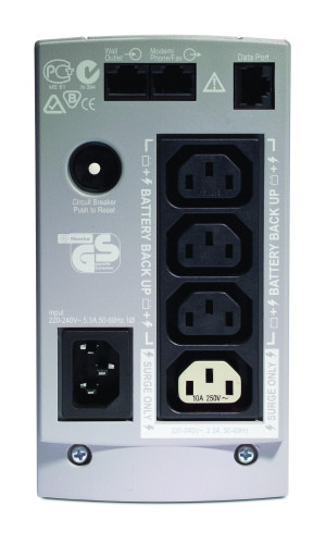 APC Back-UPS sistema de alimentación ininterrumpida (UPS) En espera (Fuera de línea) o Standby (Offline) 0,35 kVA 210 W 4 salida (2)