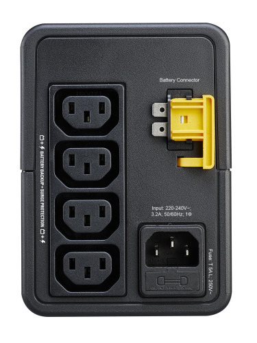 APC BVX700LI sistema de alimentación ininterrumpida (UPS) Línea interactiva 0,7 kVA 360 W 4 salidas AC (3)