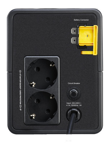APC BVX900LI-GR sistema de alimentación ininterrumpida (UPS) Línea interactiva 0,9 kVA 480 W 2 salidas AC (2)