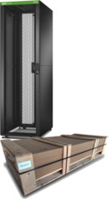APC Easy Rack 600mm/42U/1000mm , with Roof, Side panel Rack o bastidor independiente Negro