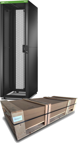 APC Easy Rack 600mm/42U/1000mm , with Roof, Side panel Rack o bastidor independiente Negro