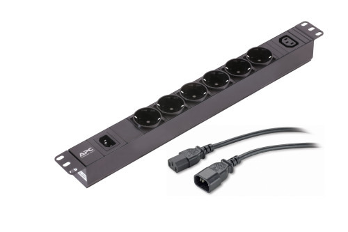 APC EPDU1010B-SCH unidad de distribución de energía (PDU) 7 salidas AC 1U Negro (1)