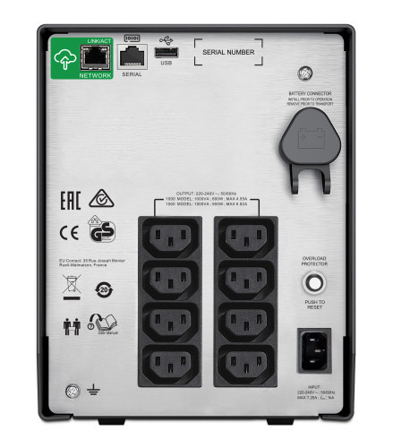 APC SMC1000IC sistema de alimentación ininterrumpida (UPS) Línea interactiva 1 kVA 600 W 8 salidas AC (2)