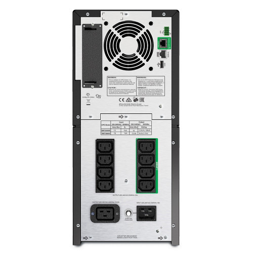 APC SMT3000IC sistema de alimentación ininterrumpida (UPS) Línea interactiva 3 kVA 2700 W 9 salidas AC (2)